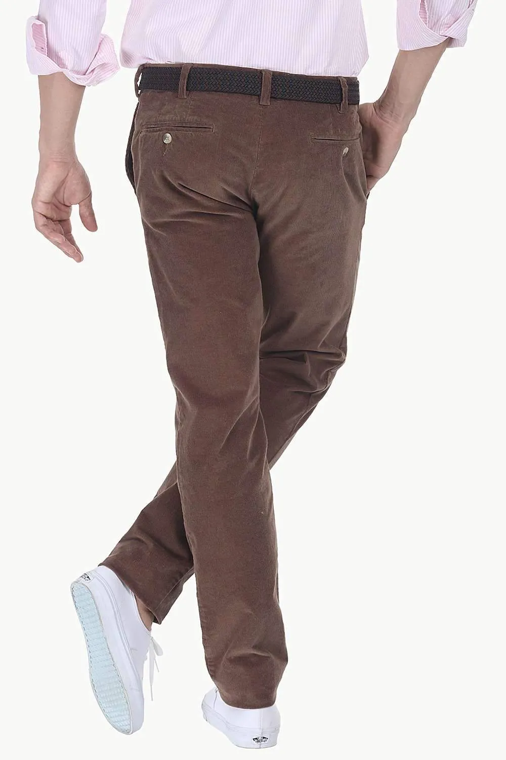 Slim Fit Cotton Cord Pants