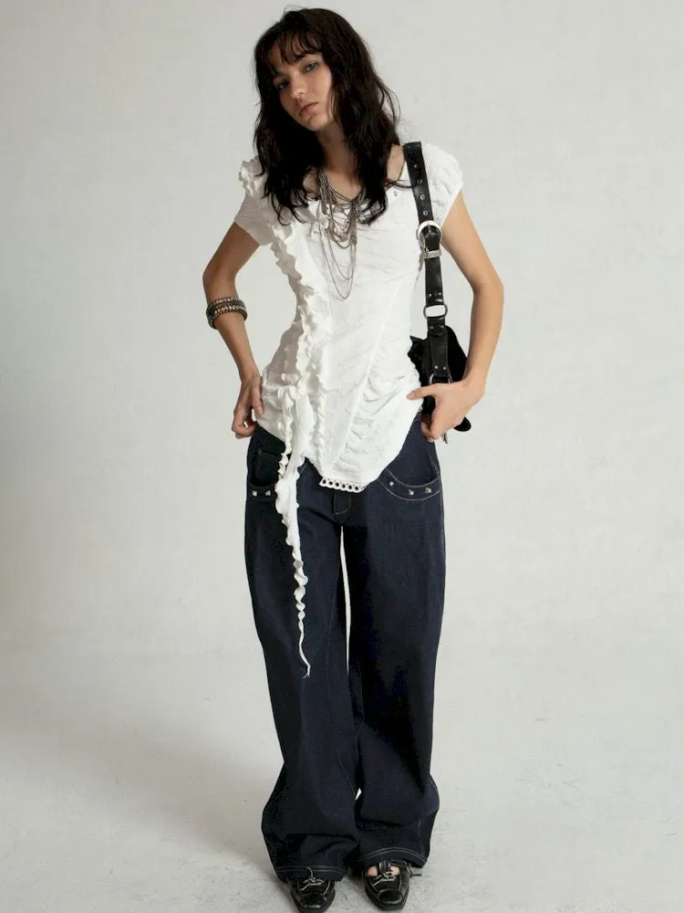 Slim thin short-sleeved T-shirt【s0000008478】