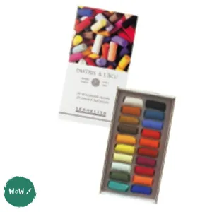 Soft Pastels Sets - SENNELIER L'ECU Extra Soft-  20 assorted HALF LENGTH
