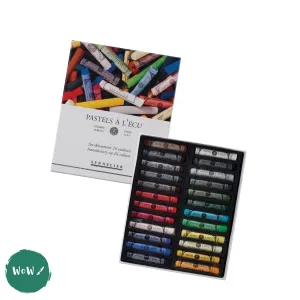 Soft Pastels Sets - SENNELIER L'ECU Extra Soft-  24 Introductory Assorted FULL LENGTH