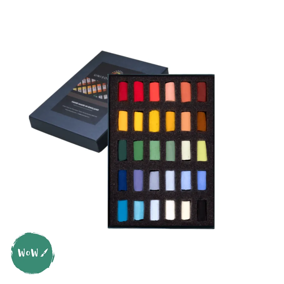 Soft Pastels Sets - UNISON - Half Pastel - Starter 30
