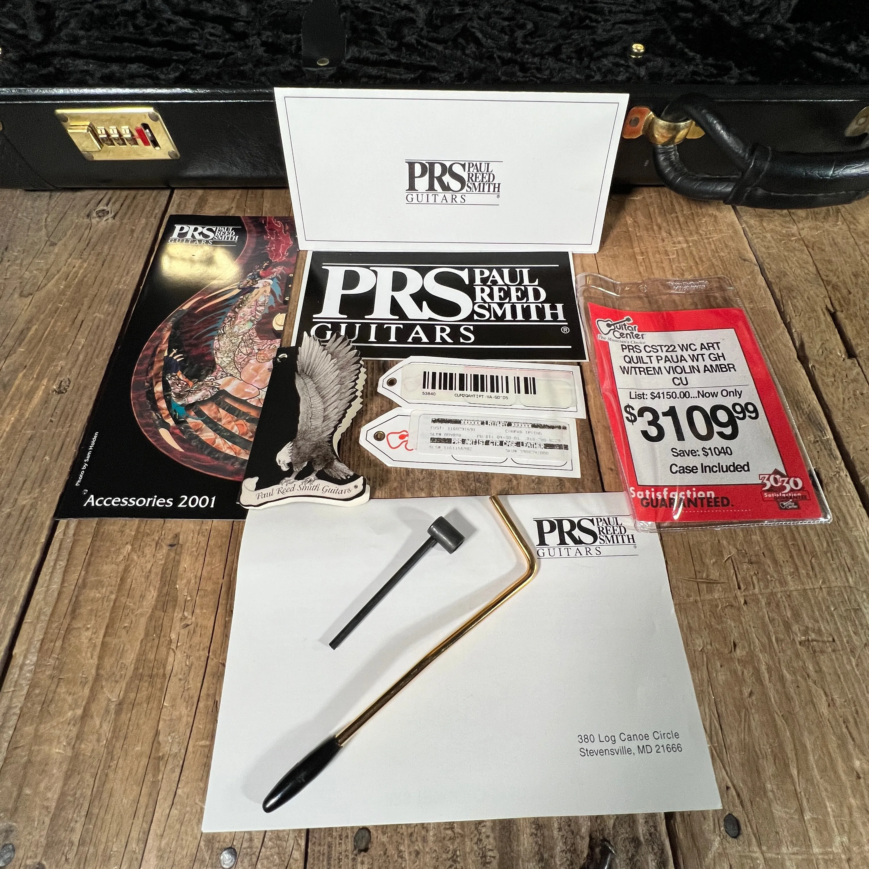 SOLD - PRS Custom 22 Artist Quilt Dragon Pickups Gold Hardware wide thin 2001 Violin Amber