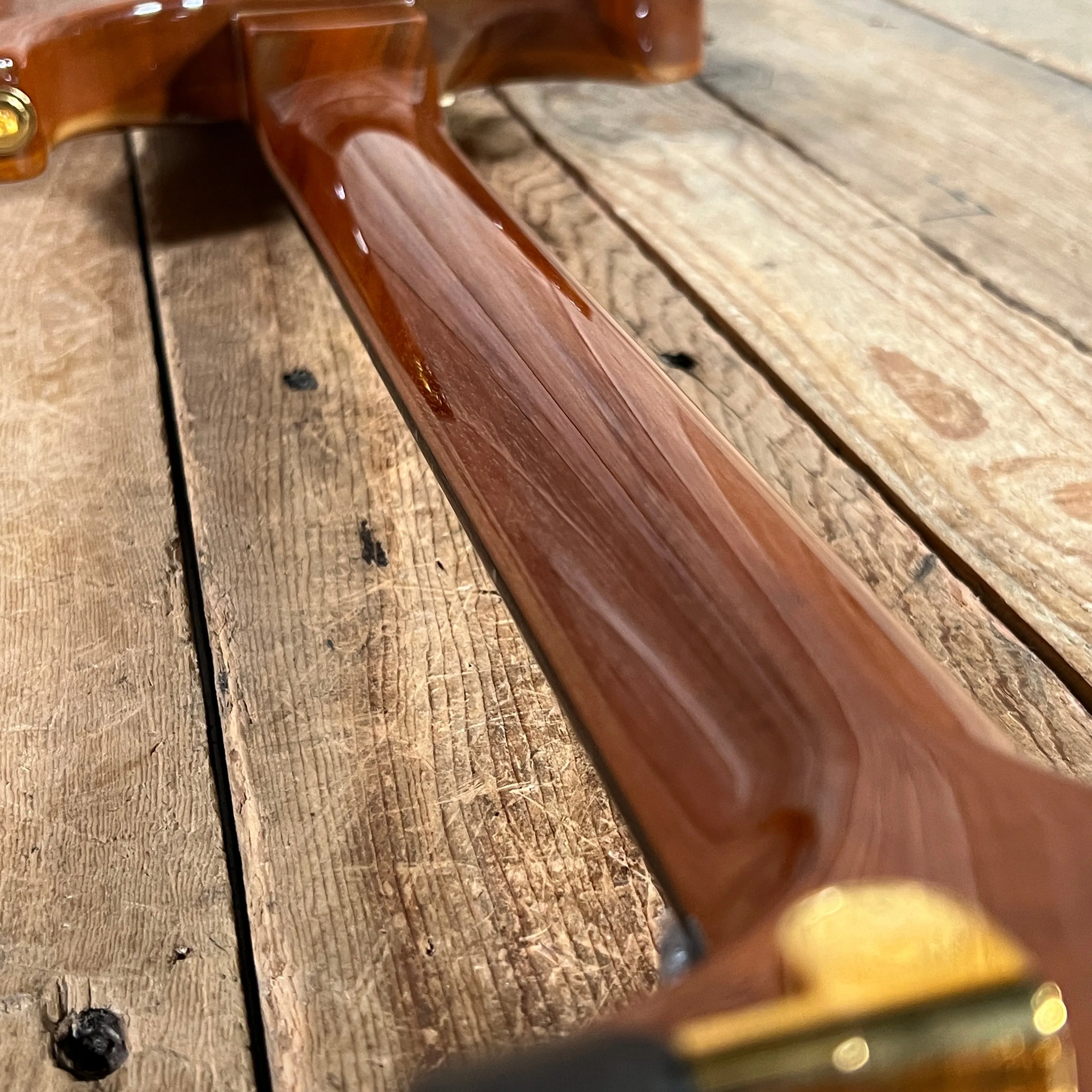 SOLD - PRS Custom 22 Artist Quilt Dragon Pickups Gold Hardware wide thin 2001 Violin Amber
