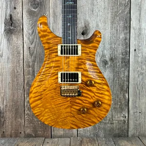 SOLD - PRS Custom 22 Artist Quilt Dragon Pickups Gold Hardware wide thin 2001 Violin Amber