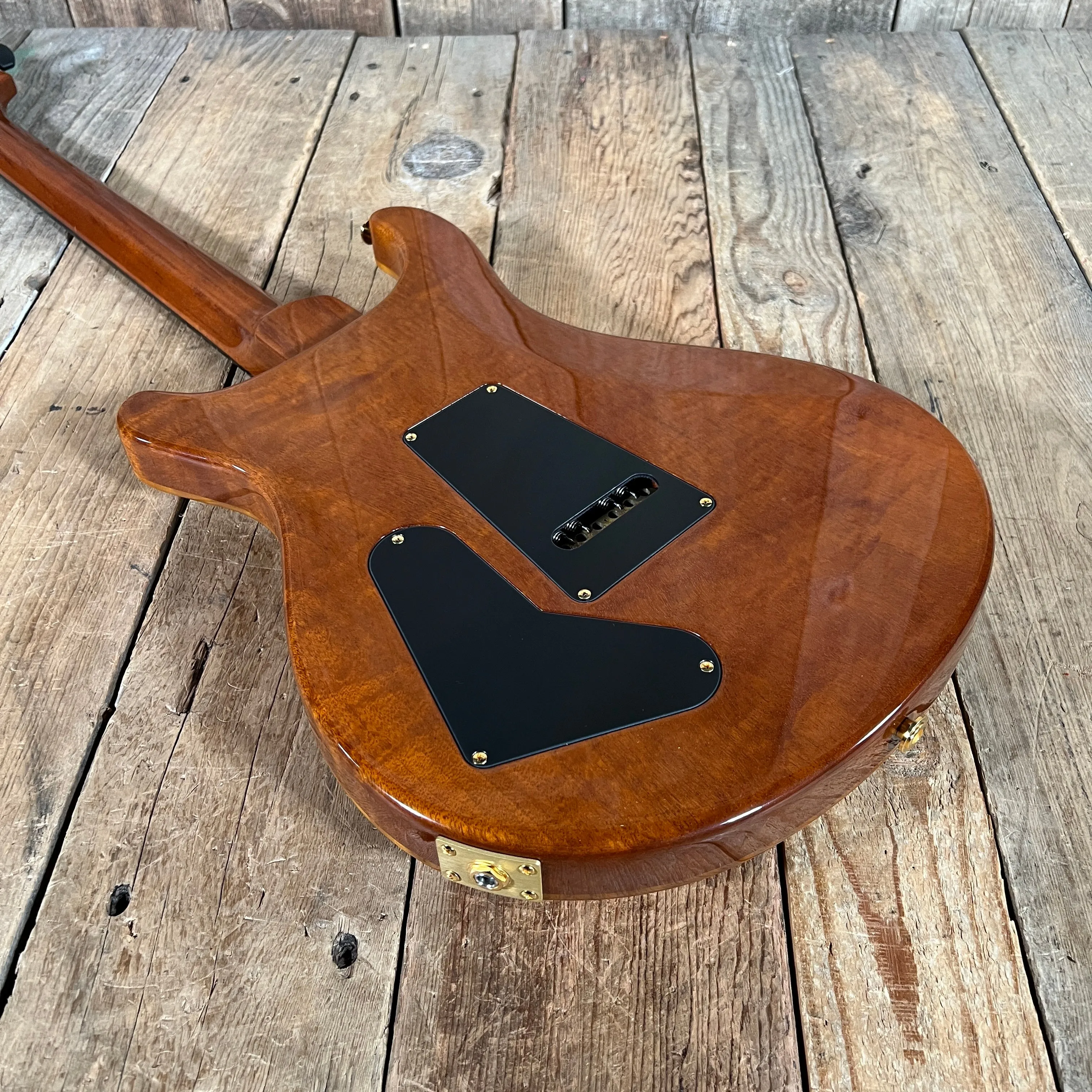 SOLD - PRS Custom 22 Artist Quilt Dragon Pickups Gold Hardware wide thin 2001 Violin Amber