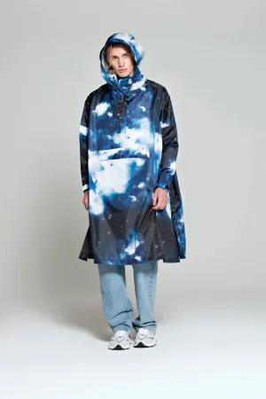 Starry Night Rain Poncho