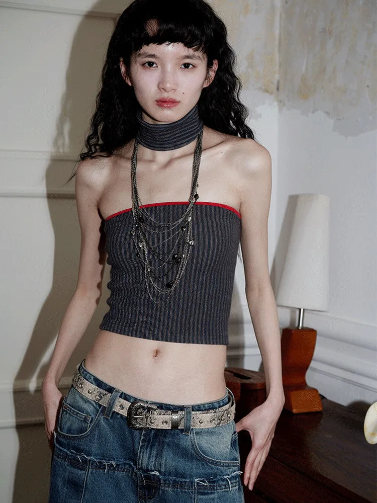 Stretch Cotton Thin Bi-Color Inner Tube-Top