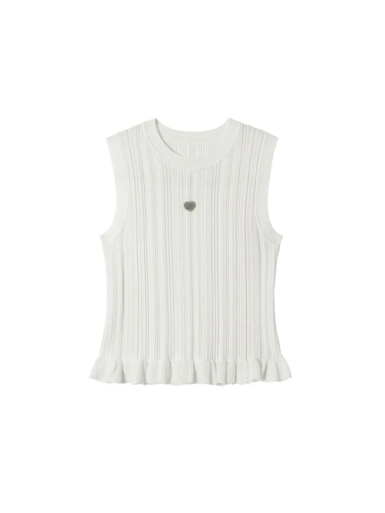 striped thin tank top