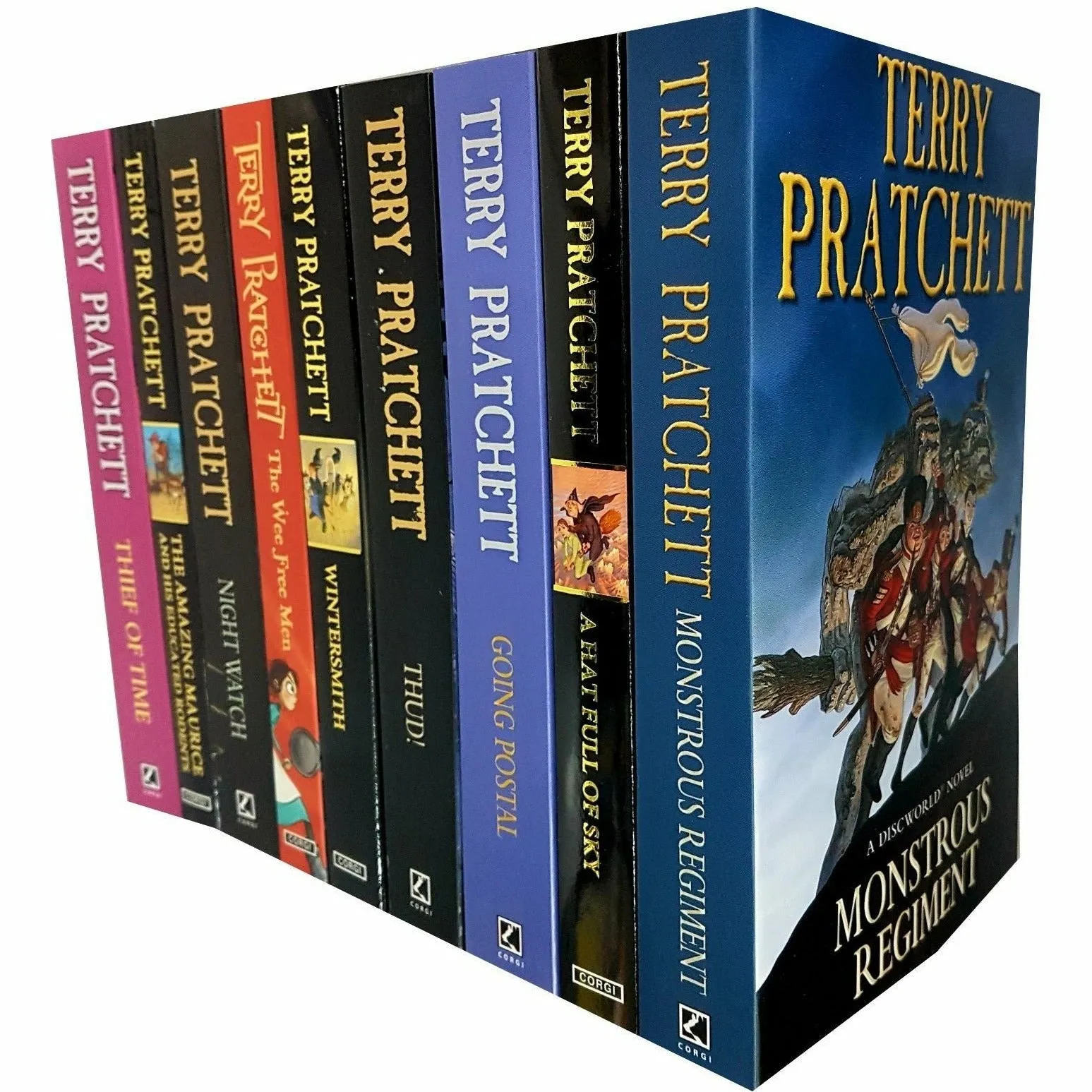 Terry pratchett Discworld novels Series 6 and 7 :10 books collection set