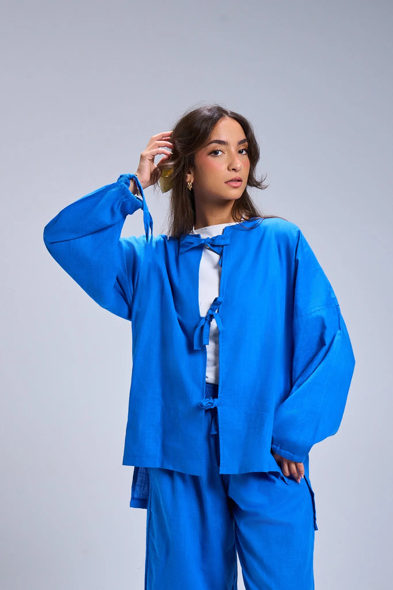 The Bow Set In Royal Blue