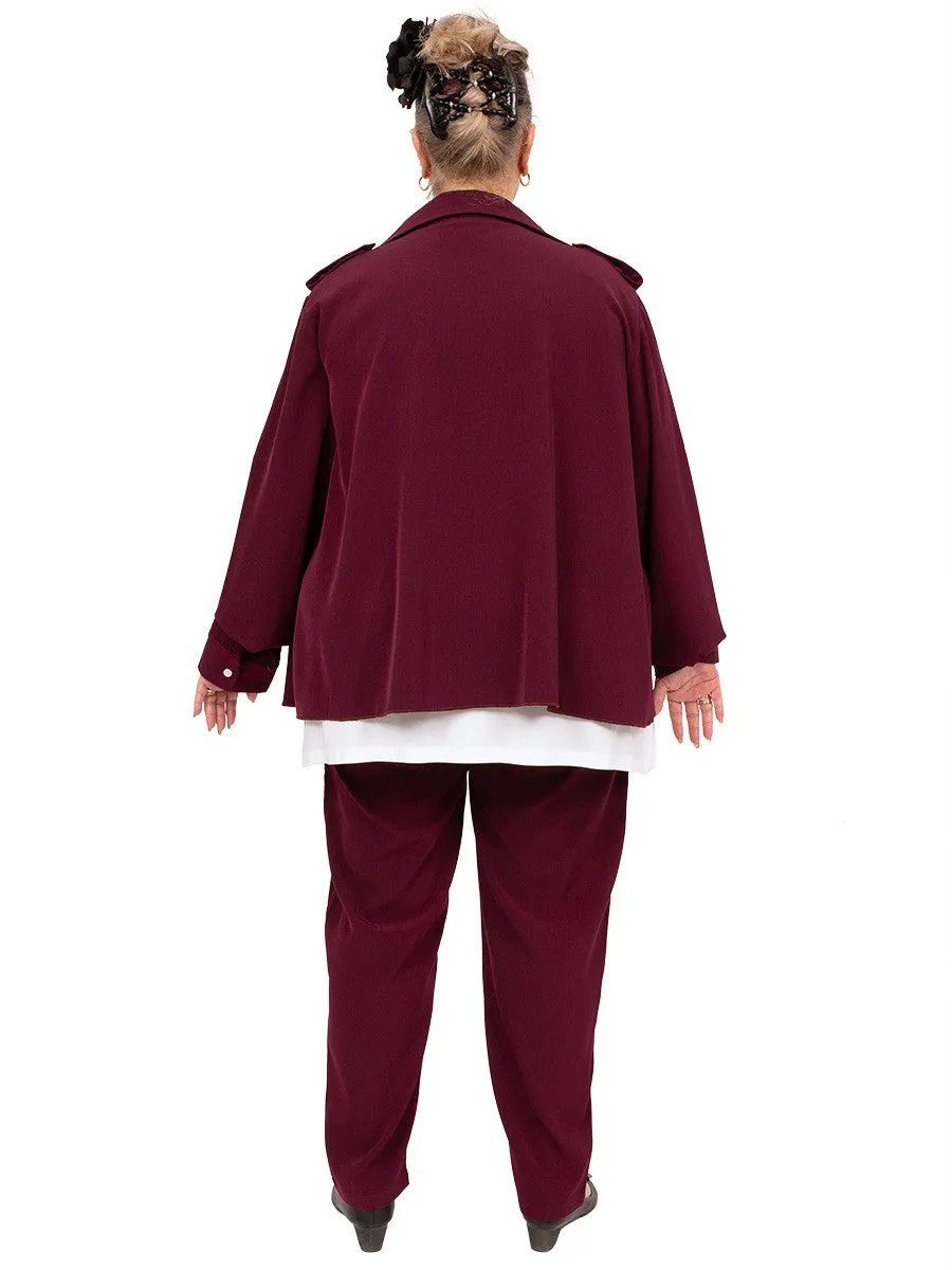 The Parade Jacket - Maroon