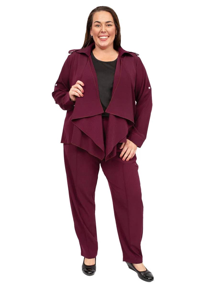 The Parade Jacket - Maroon