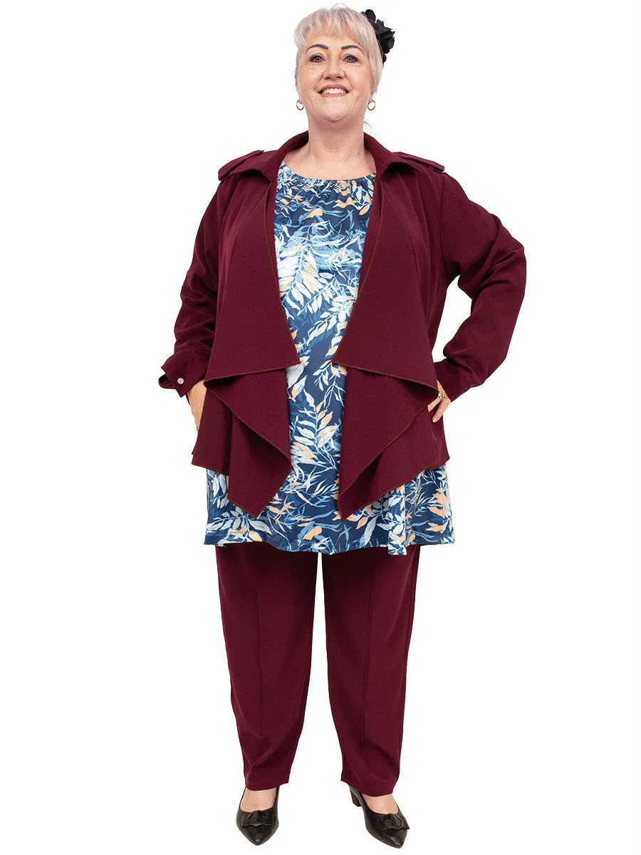 The Parade Jacket - Maroon