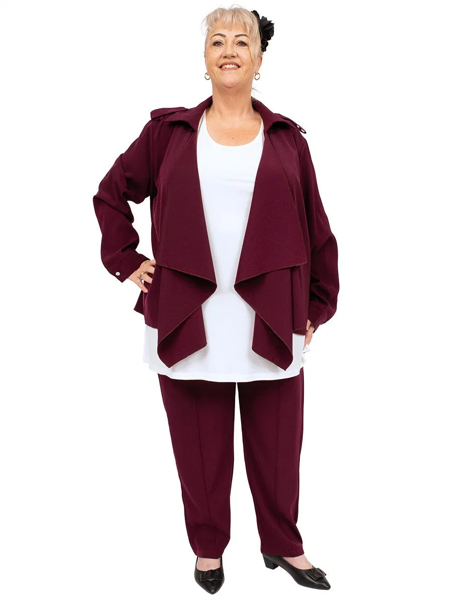 The Parade Jacket - Maroon