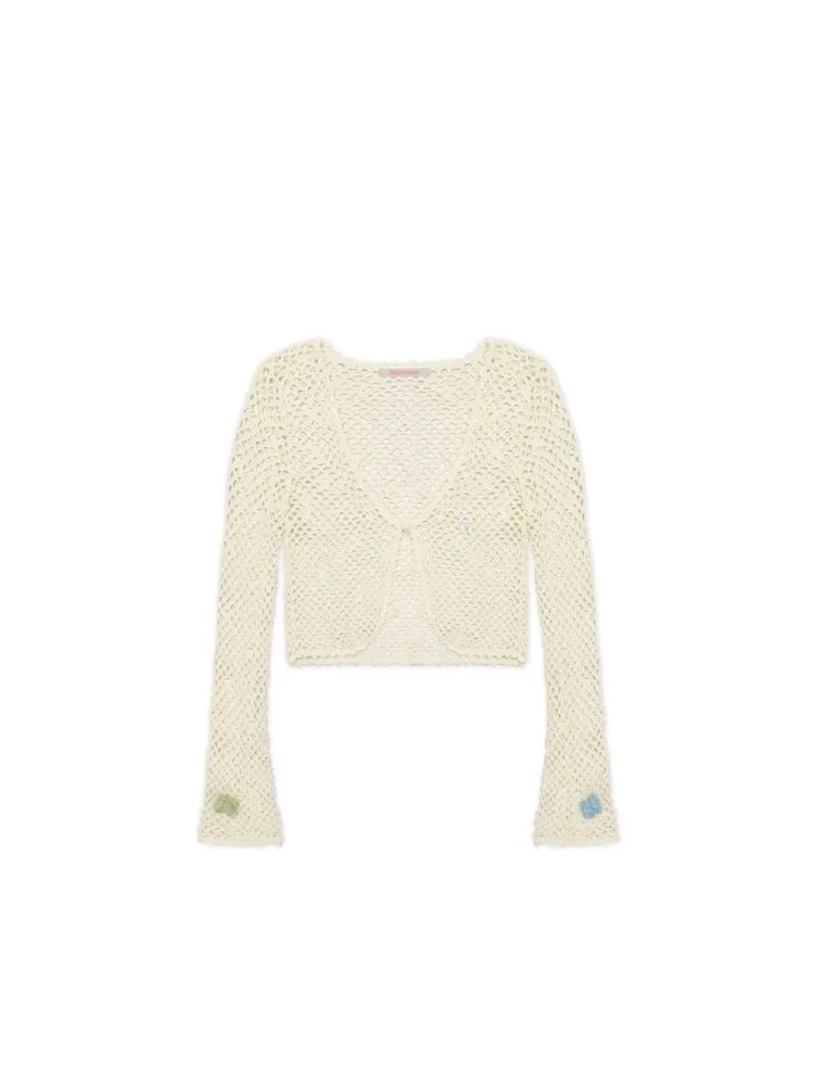 Thin Design Sense Skeleton Knit Jacket【s0000008644】
