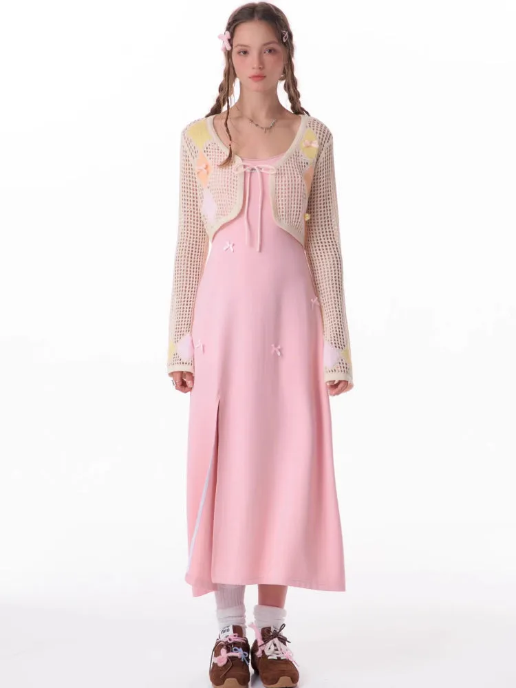 Thin sunscreen knit cardigan【s0000007829】
