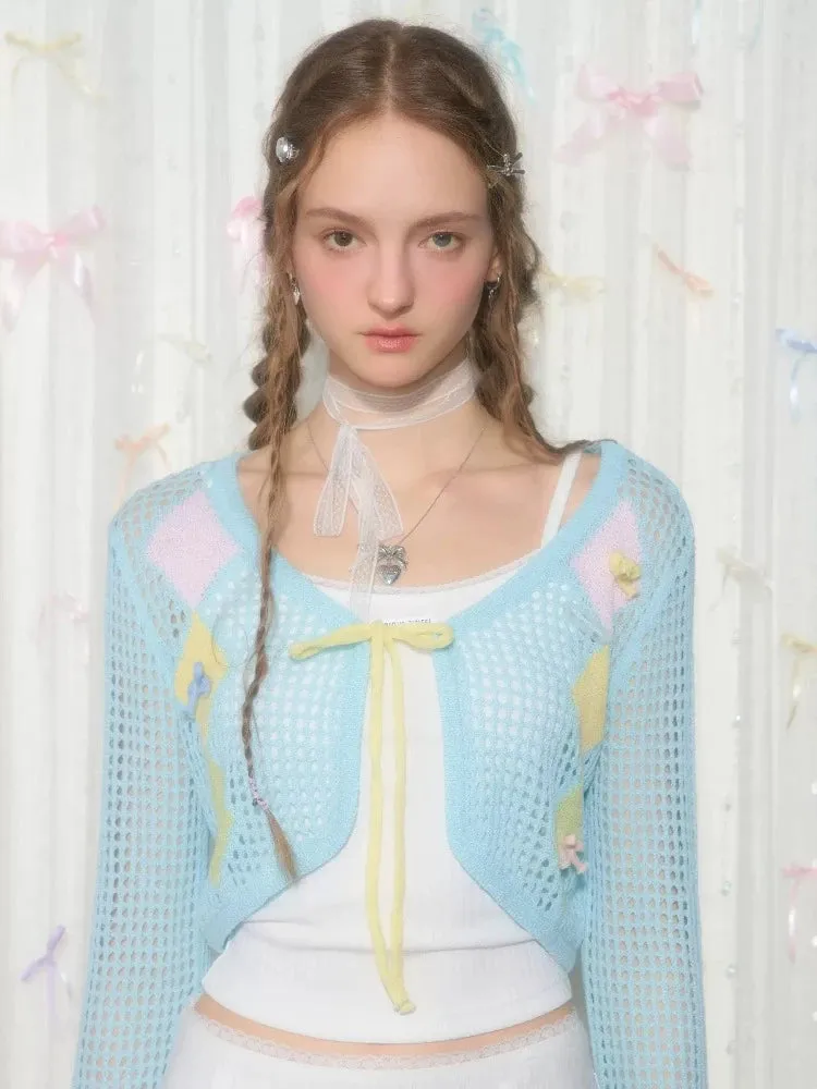 Thin sunscreen knit cardigan【s0000007829】