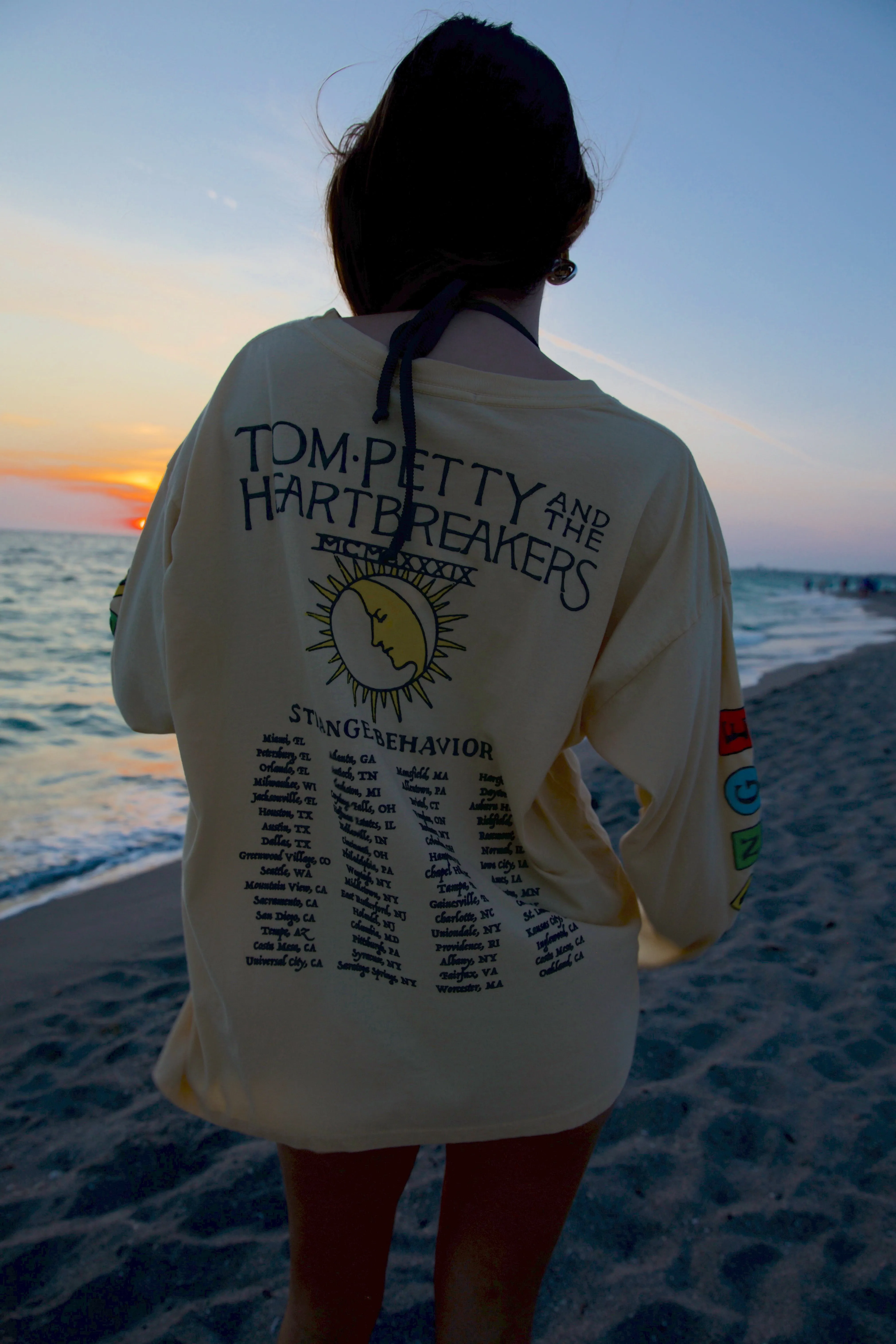 Tom Petty Strange Behavior Merch Long Sleeve Tee