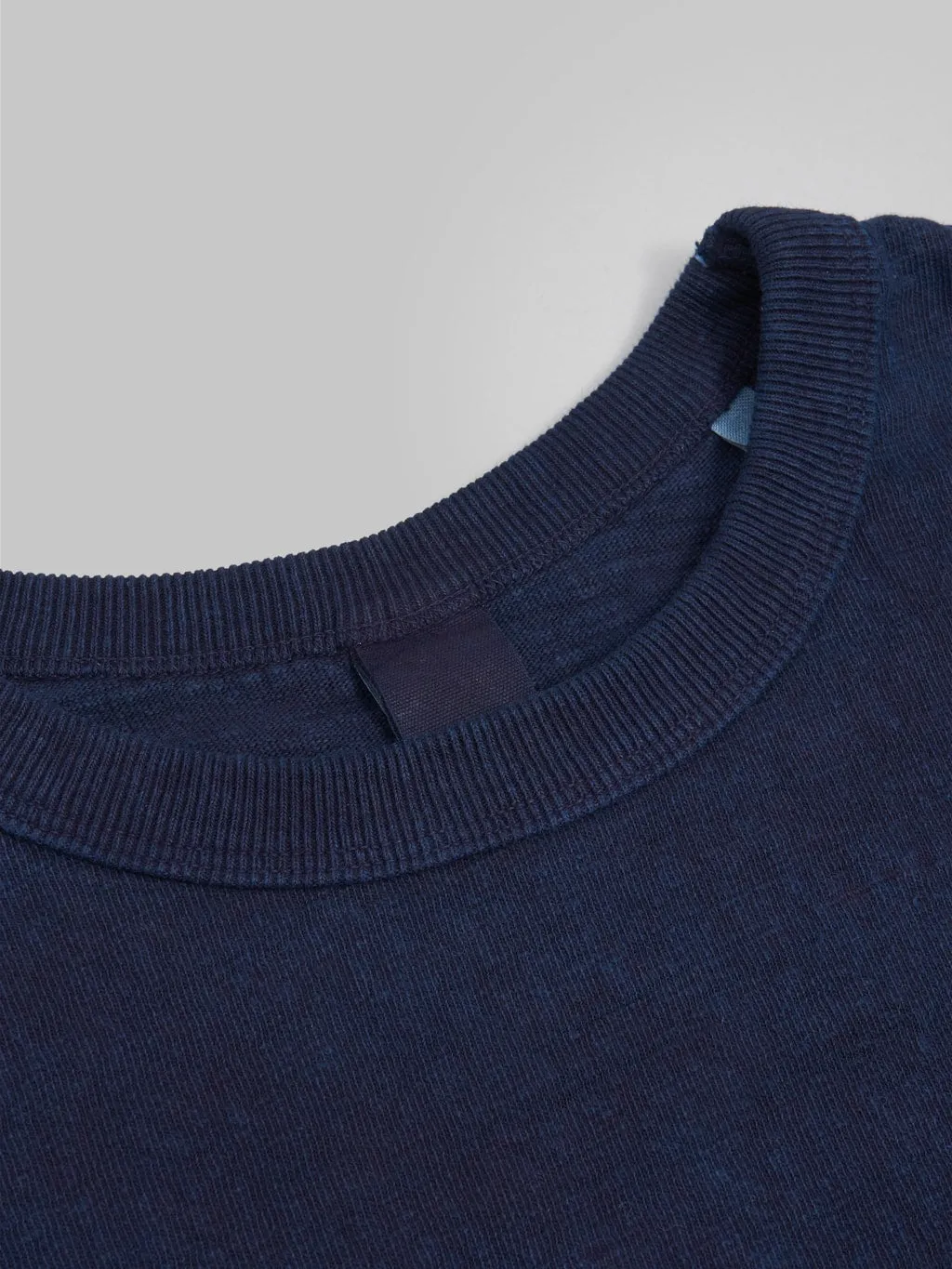 UES No.8 Slub Nep Short Sleeve T-Shirt Indigo