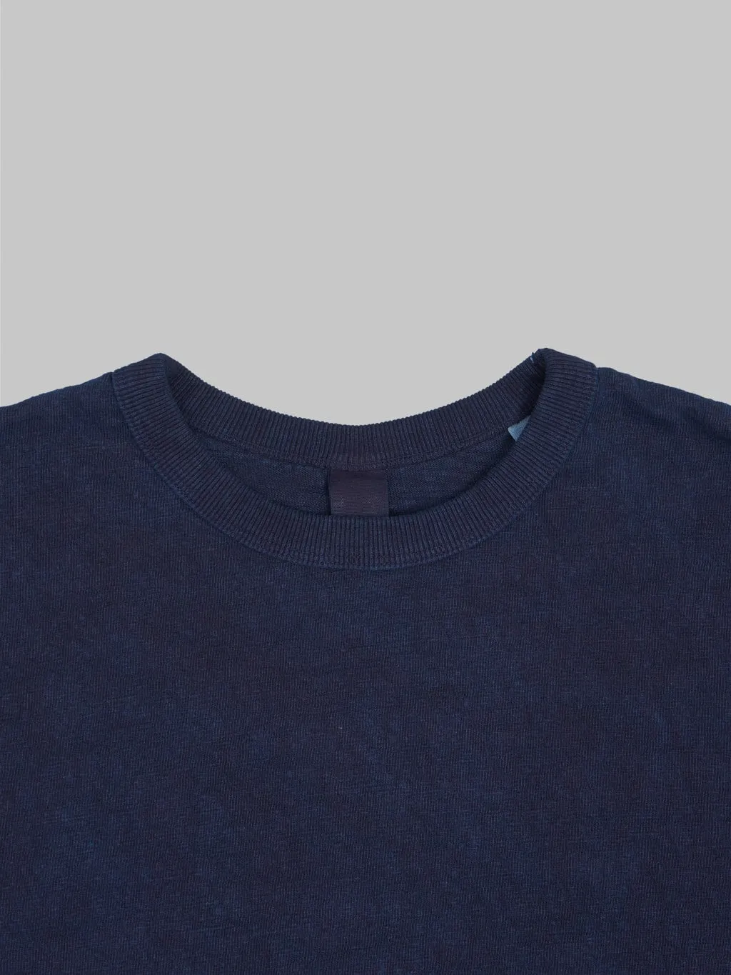 UES No.8 Slub Nep Short Sleeve T-Shirt Indigo