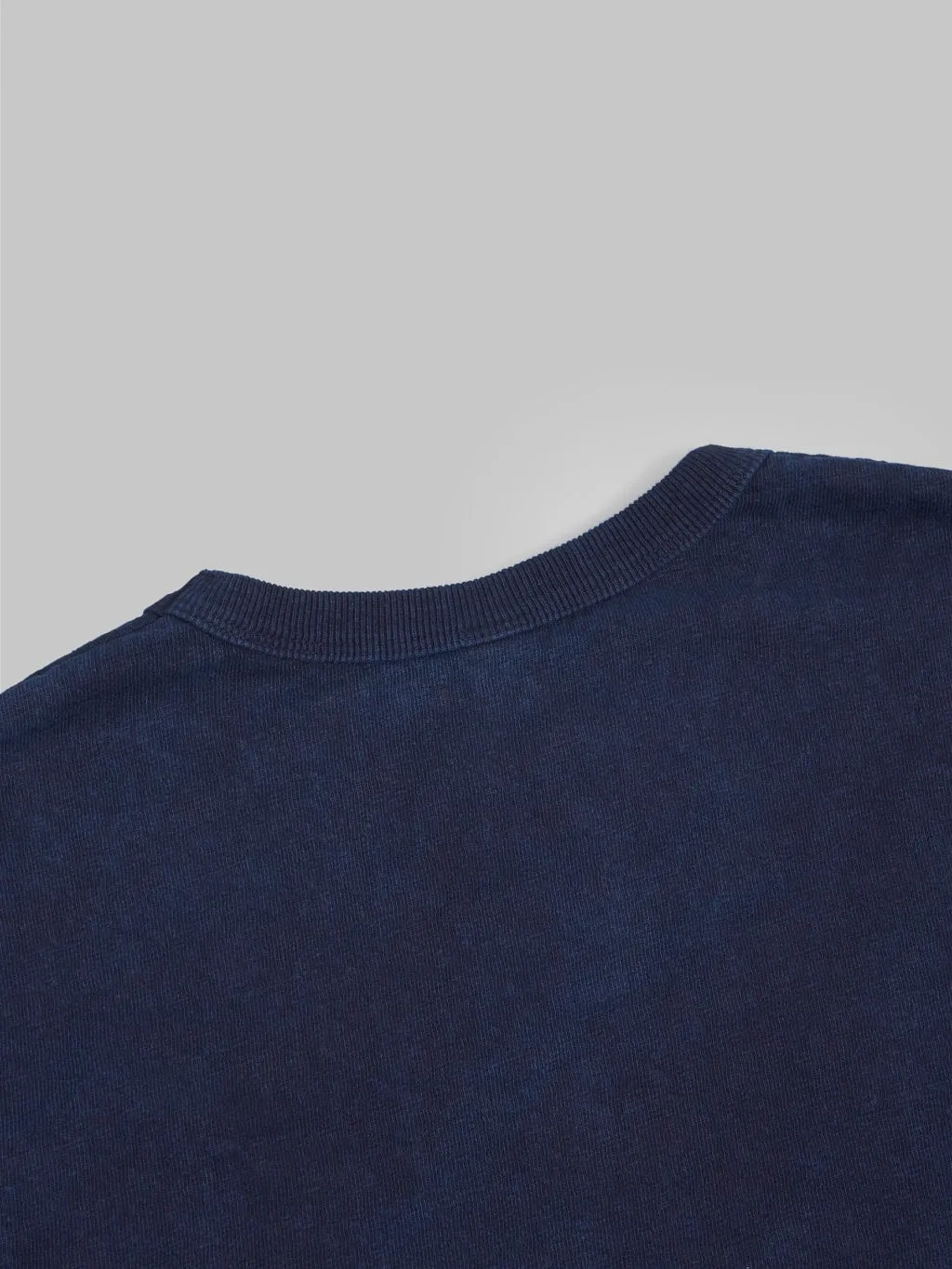 UES No.8 Slub Nep Short Sleeve T-Shirt Indigo