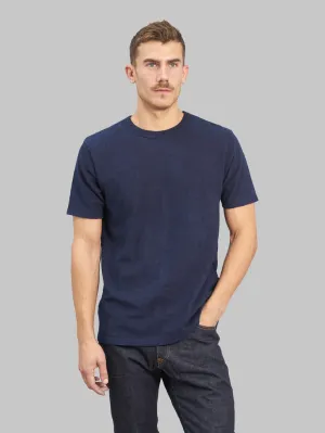 UES No.8 Slub Nep Short Sleeve T-Shirt Indigo