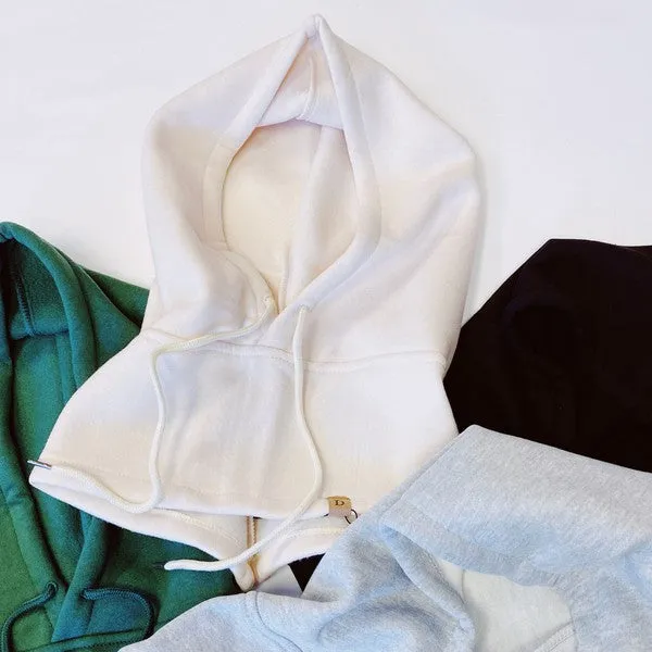 Under Jacket Hoodie Snood – Cozy Hooded Scarf for Effortless Layering