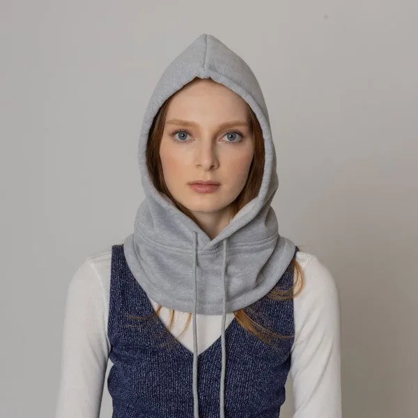 Under Jacket Hoodie Snood – Cozy Hooded Scarf for Effortless Layering