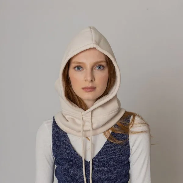 Under Jacket Hoodie Snood – Cozy Hooded Scarf for Effortless Layering