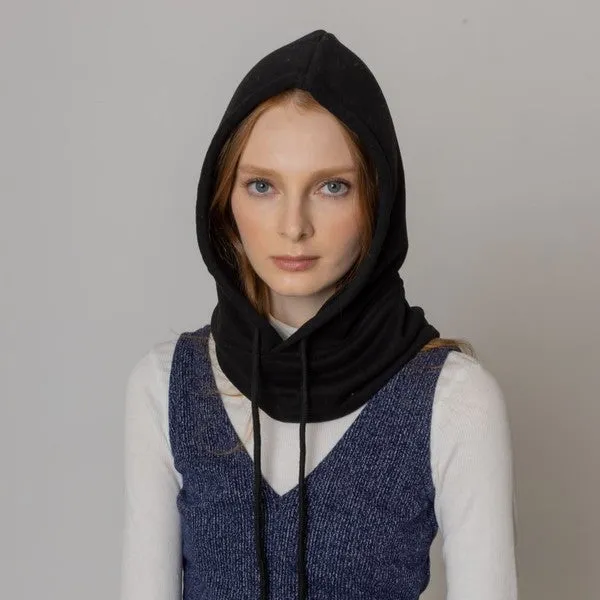 Under Jacket Hoodie Snood – Cozy Hooded Scarf for Effortless Layering