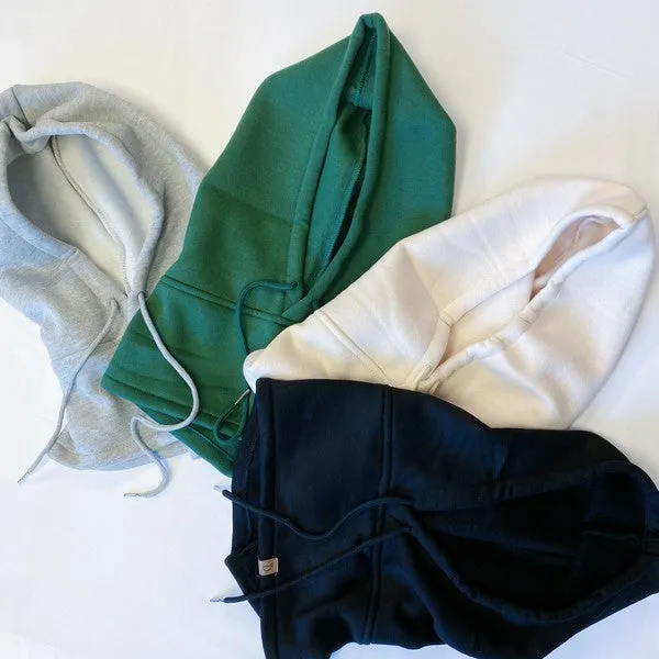 Under Jacket Hoodie Snood – Cozy Hooded Scarf for Effortless Layering