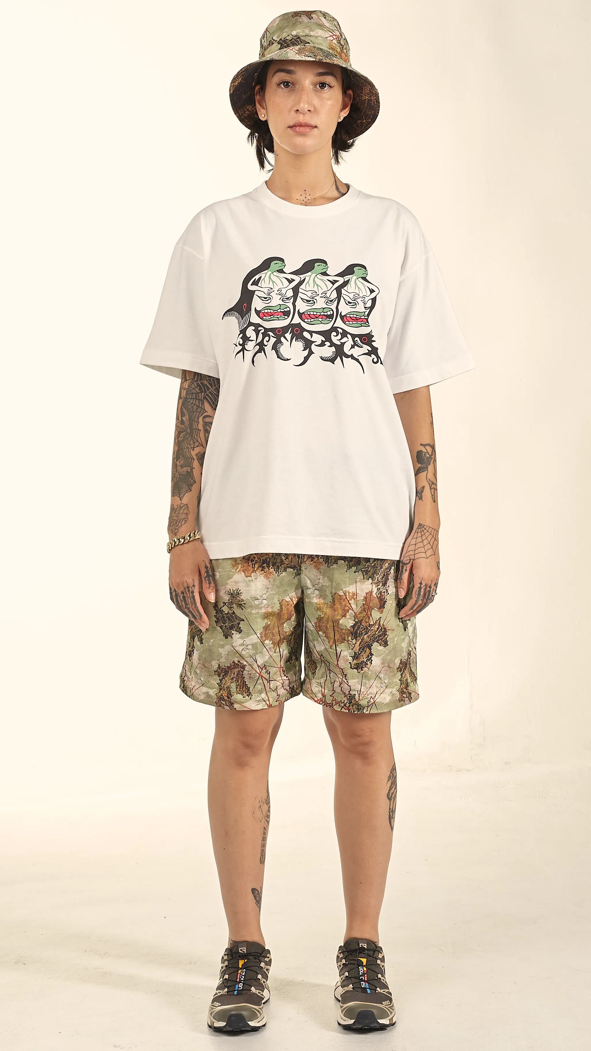 [UNISEX] BANGXGANJI X LOCO MOSQUITO BELTED ZIP-OFF TROUSERS / SHORTS (GREEN)