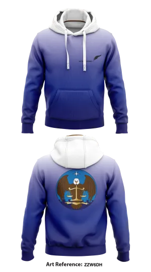 United States Air Force Academy Office of the Staff Judge Advocate Store 1  Core Men's Hooded Performance Sweatshirt - ZZw6DH