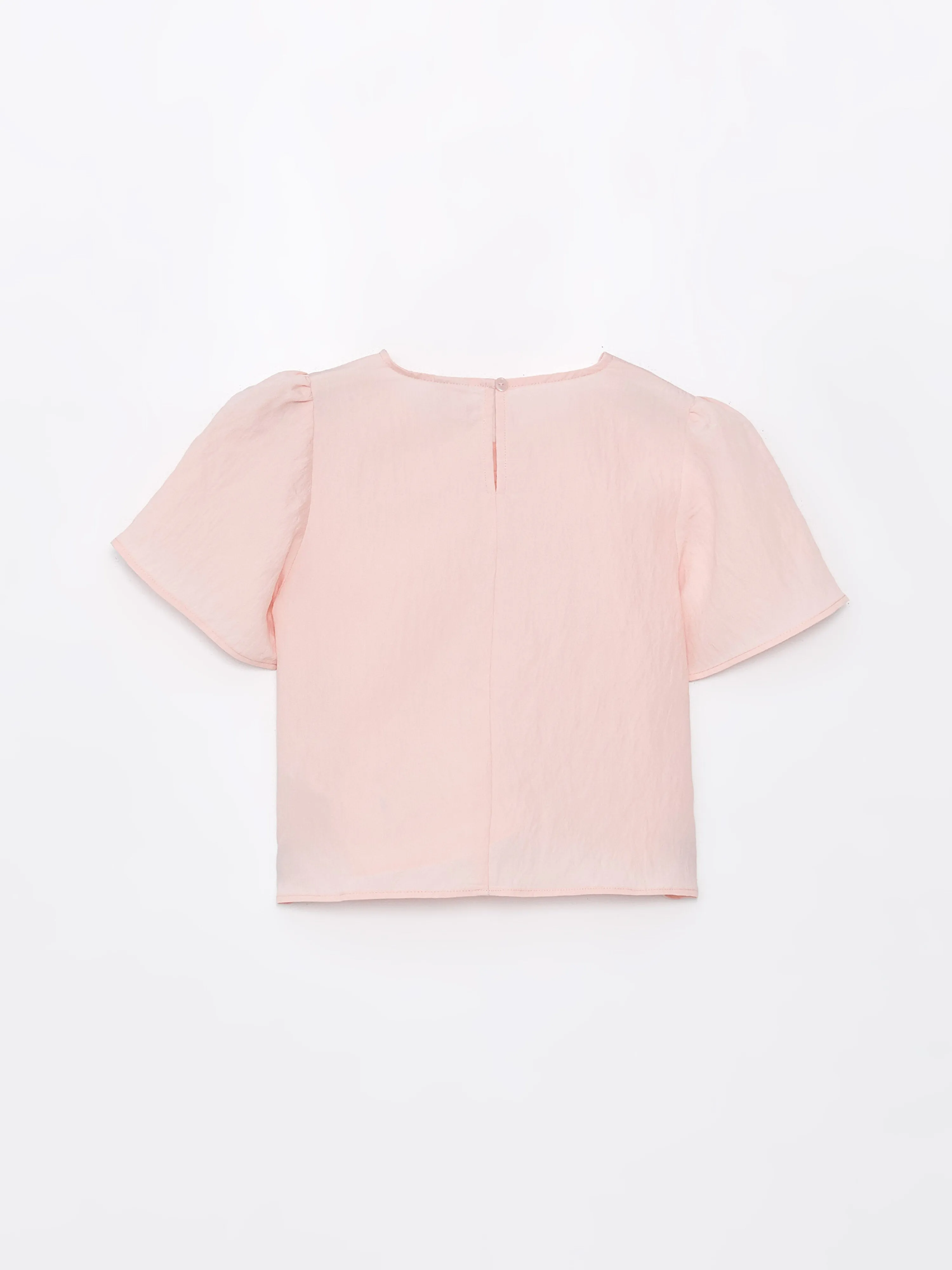 V-neck Girls Crop Blouse