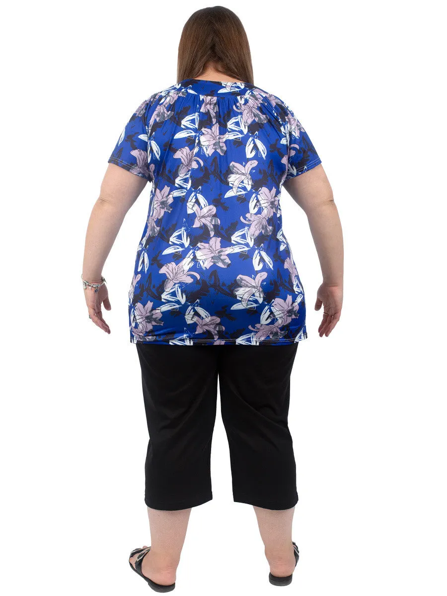 Velvet Morning Top - Print*