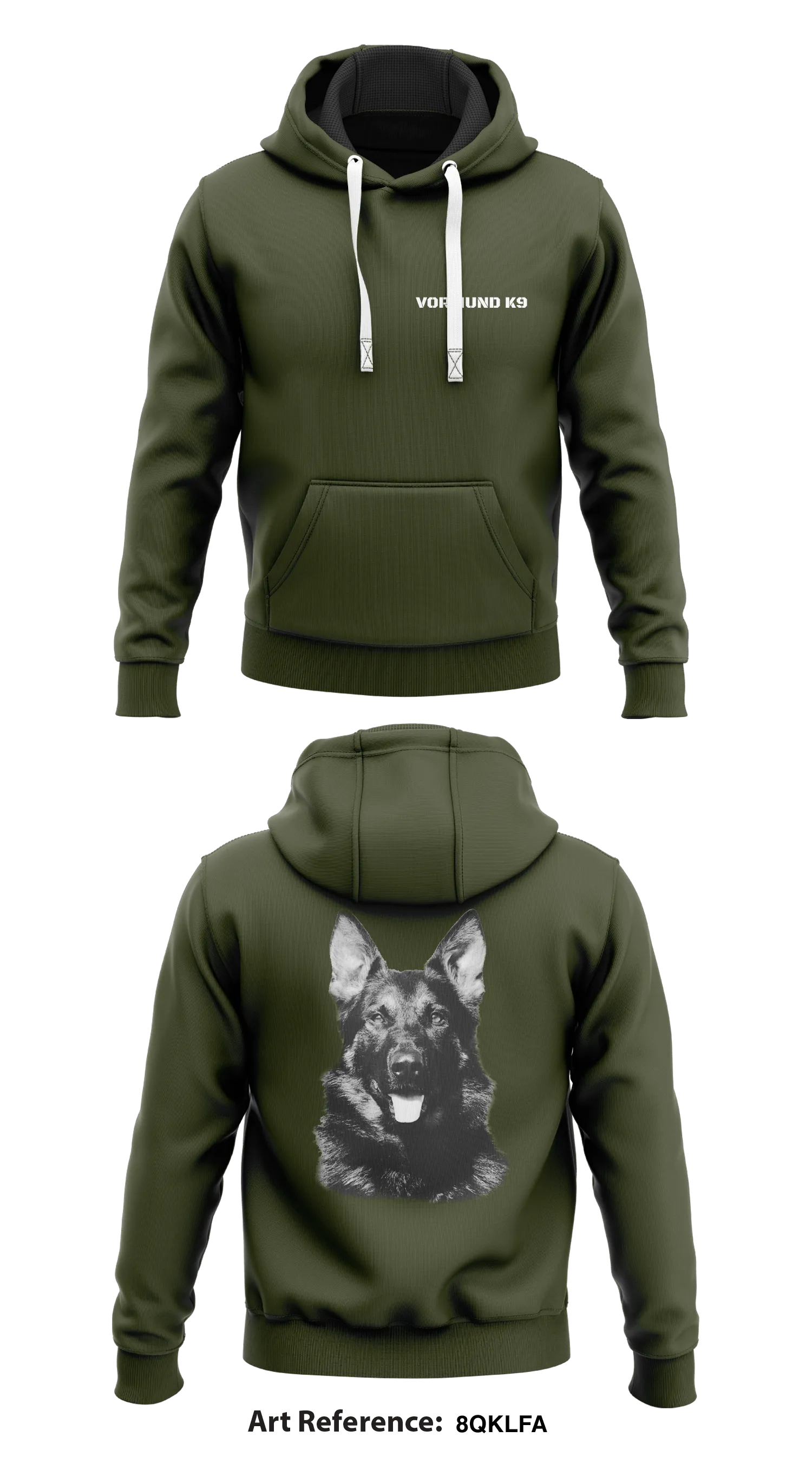 Vormund K9 Store 1  Core Men's Hooded Performance Sweatshirt - 8qkLfa