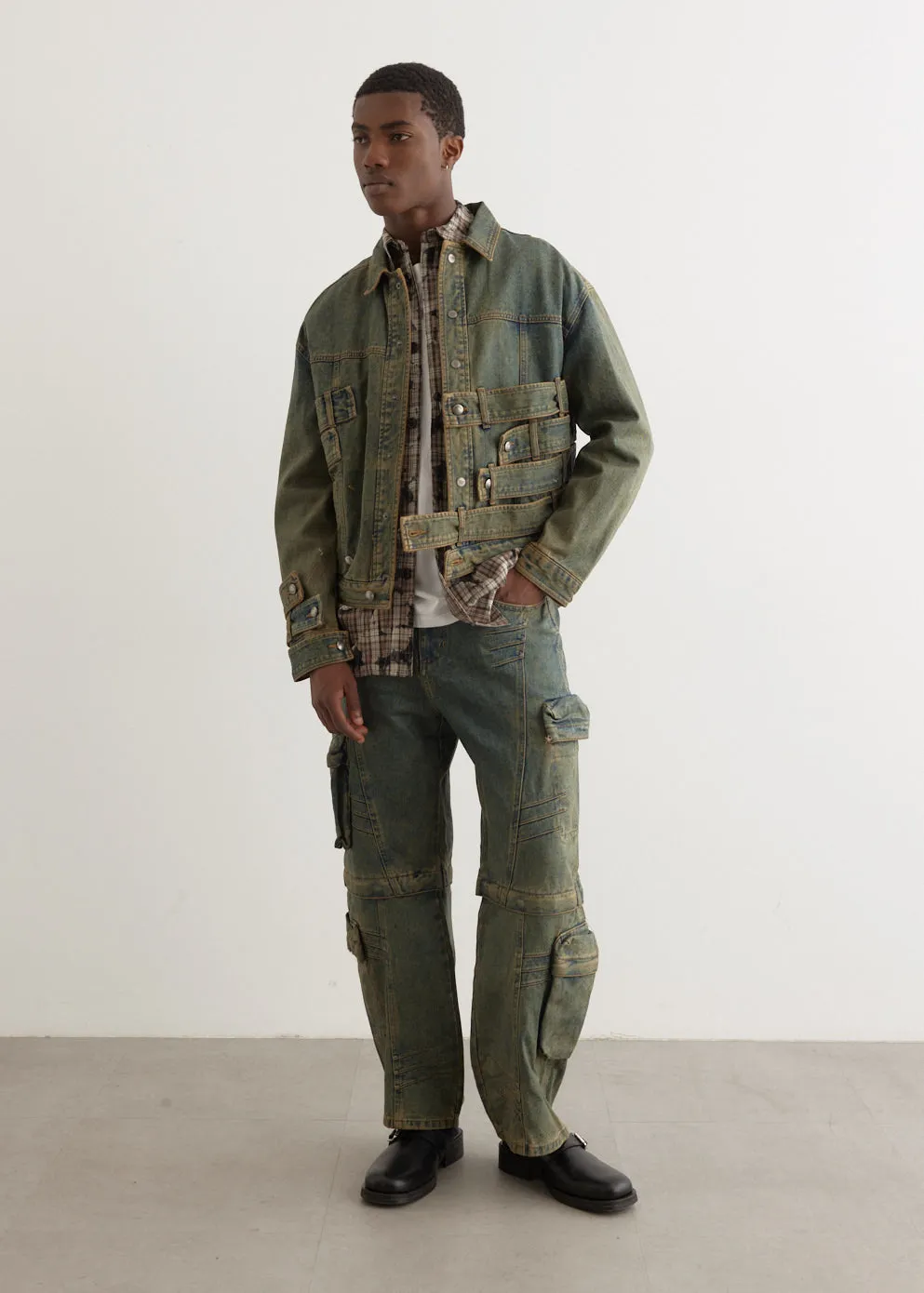 Waistbands Denim Jacket