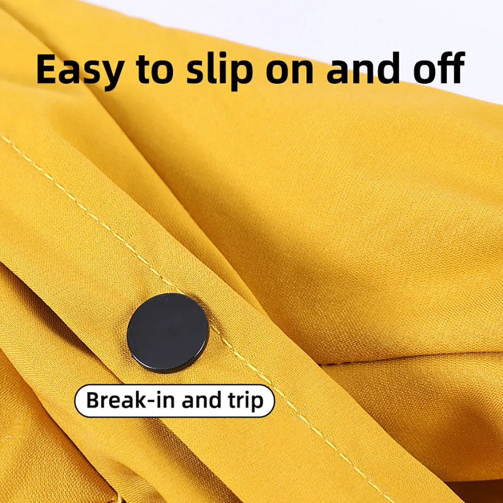 Waterproof Dog Rain Jacket - Hooded Outdoor Pet Coat