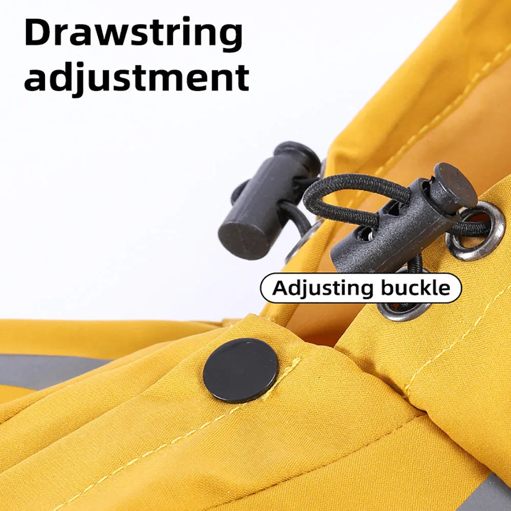 Waterproof Dog Rain Jacket - Hooded Outdoor Pet Coat
