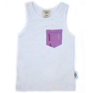 White Major | Organic Cotton Singlet | Size 2 - 5