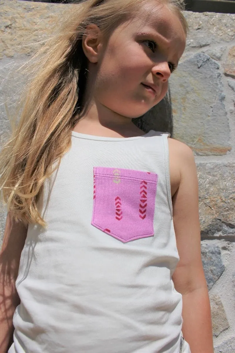 White Major | Organic Cotton Singlet | Size 2 - 5