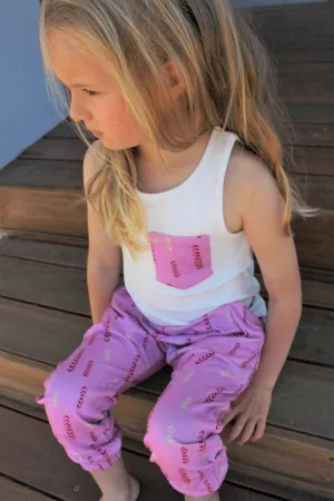 White Major | Organic Cotton Singlet | Size 2 - 5