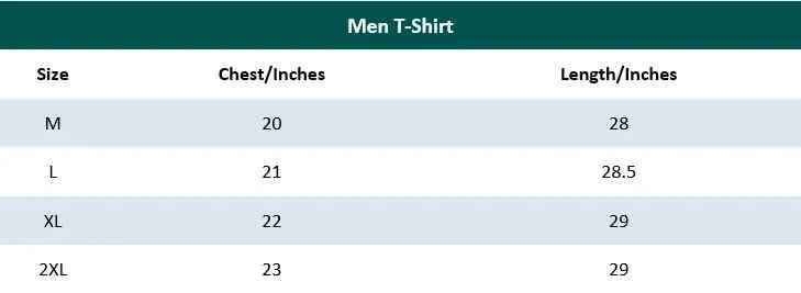 White Round Neck T-shirt For Men