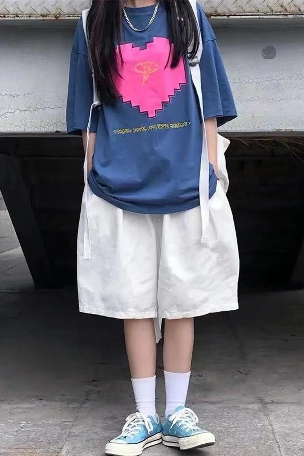 Wide Leg Knee Length Shorts Pants