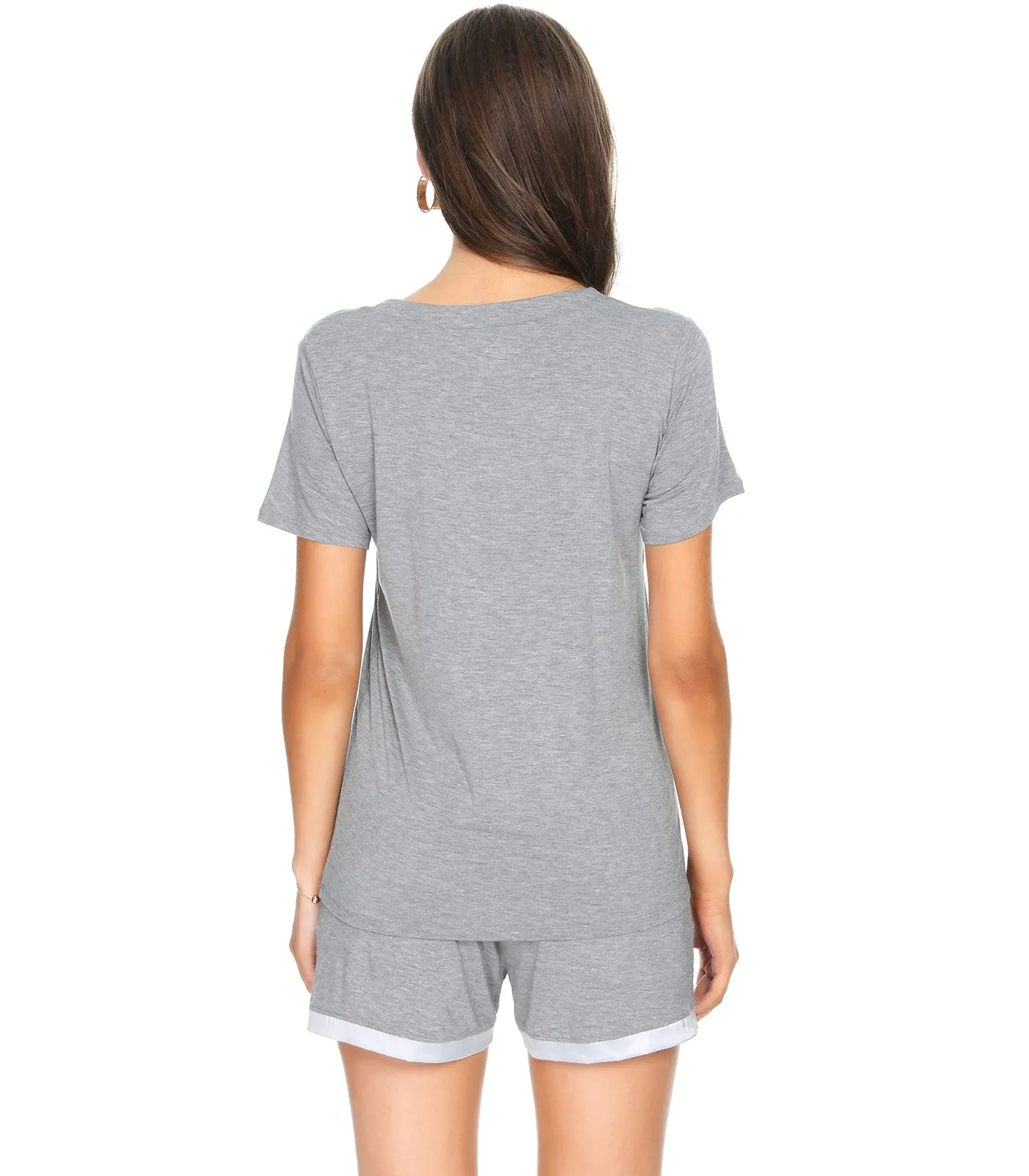 WiWi Womens  Soft Bamboo Pajamas Set
