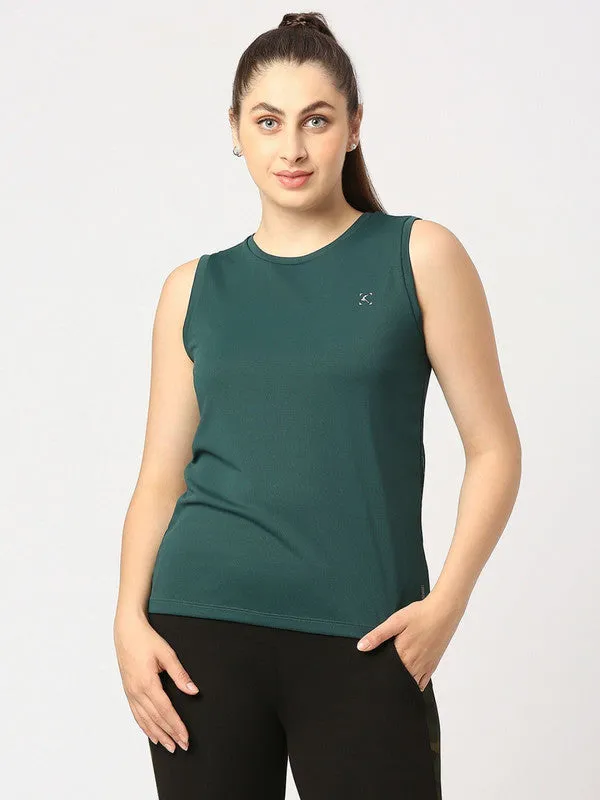 Women Bright Green Solid Top - Ebb To Street-RK-BG