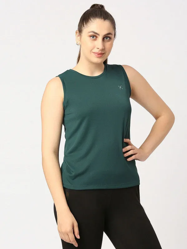 Women Bright Green Solid Top - Ebb To Street-RK-BG
