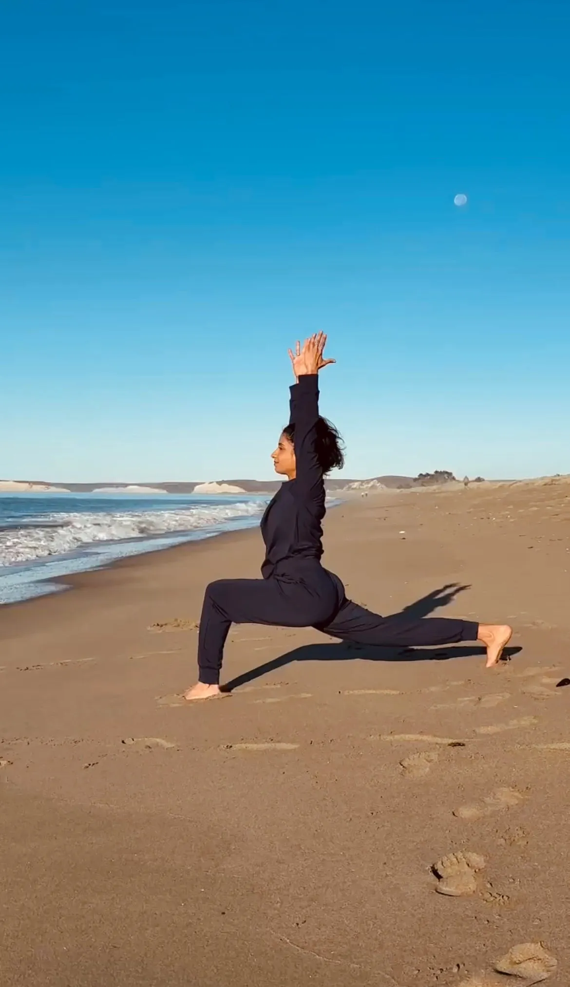 Women's Plain Bamboo Jogger & Pullover Set - Deep Sea