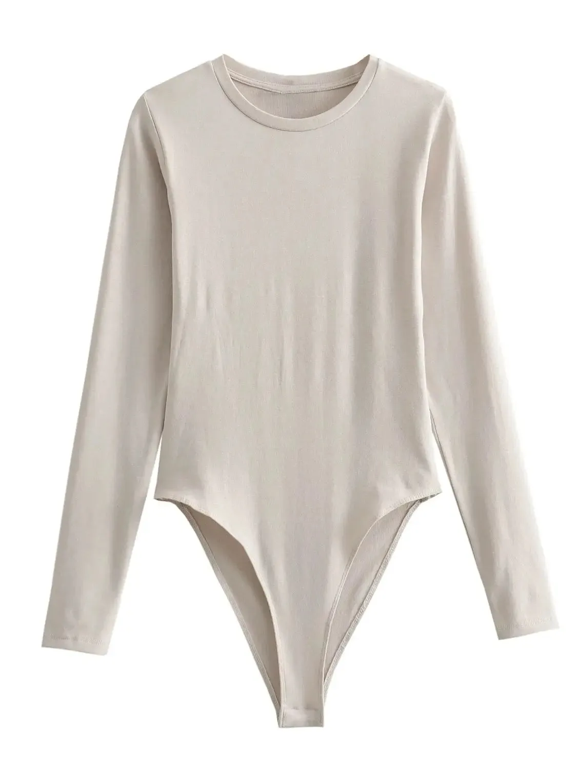 XNWMNZ Women's Fashion Long-Sleeved Modal Bodysuit