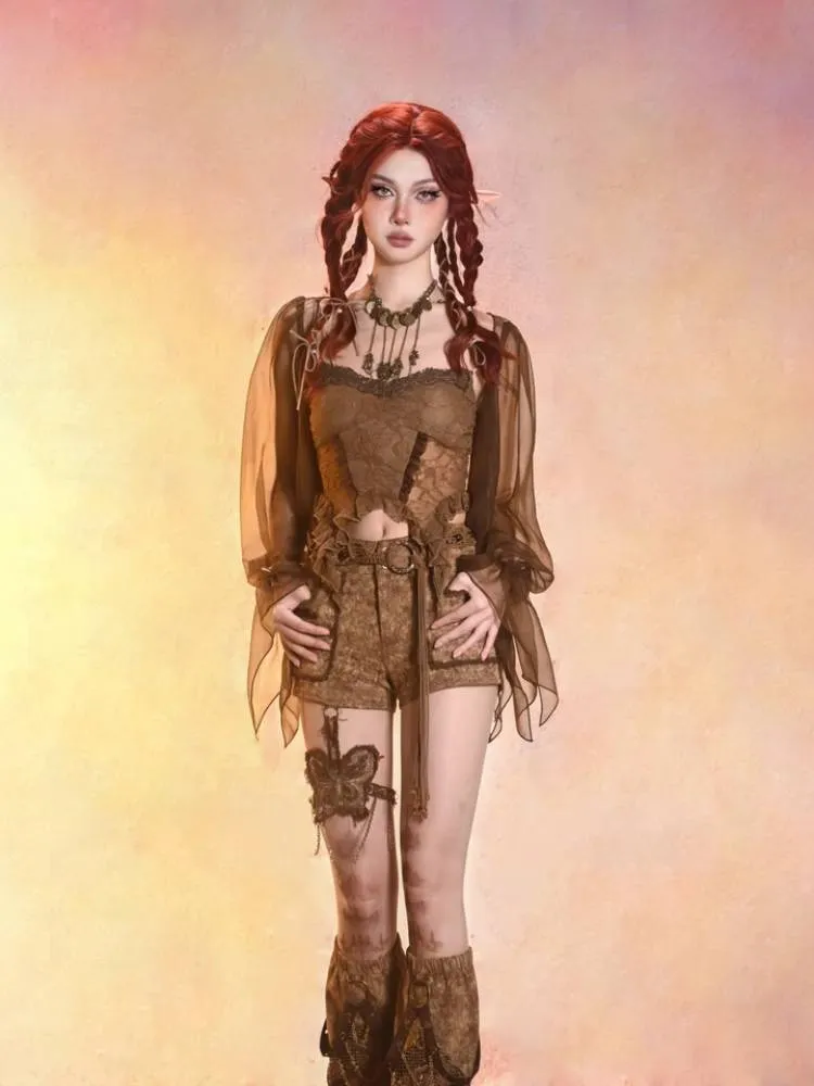 y2k hot girl thin cardigan